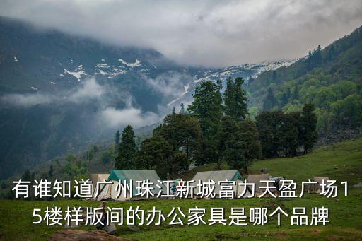 有誰知道廣州珠江新城富力天盈廣場15樓樣版間的辦公家具是哪個品牌