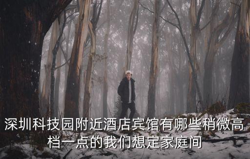 深圳科技園附近酒店賓館有哪些稍微高檔一點的我們想定家庭間