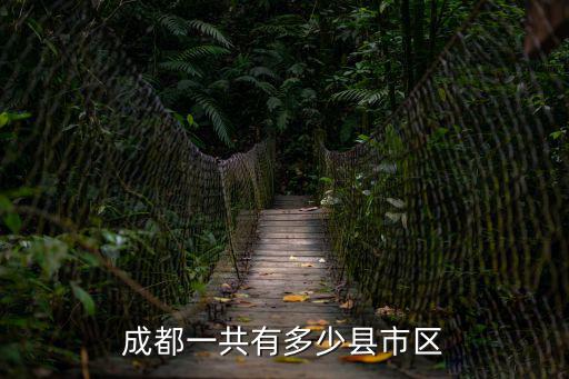 成都一共有多少縣市區