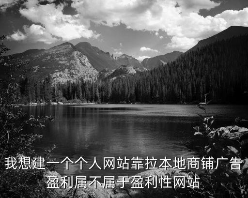 我想建一個個人網(wǎng)站靠拉本地商鋪廣告盈利屬不屬于盈利性網(wǎng)站