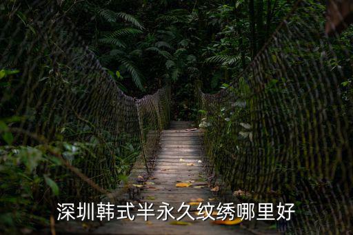 深圳韓式半永久紋繡哪里好