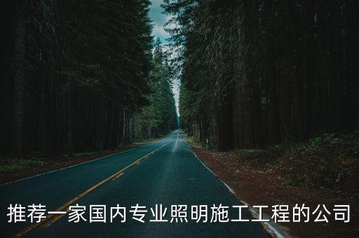 推薦一家國內專業照明施工工程的公司
