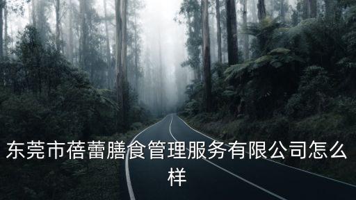 東莞陳簡歷，東莞市蓓蕾膳食管理服務有限公司怎么樣