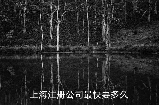上海注冊公司最快要多久