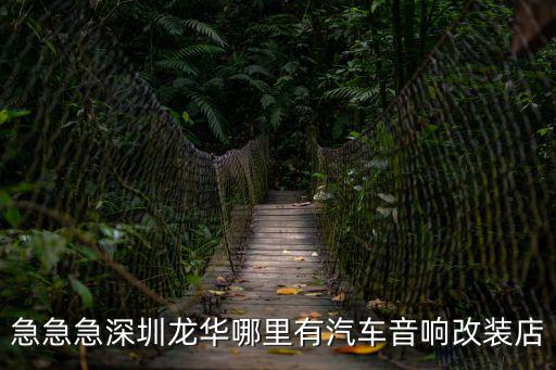 急急急深圳龍華哪里有汽車音響改裝店