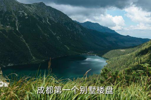 成都第一個別墅樓盤