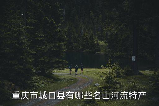 重慶市城口縣有哪些名山河流特產