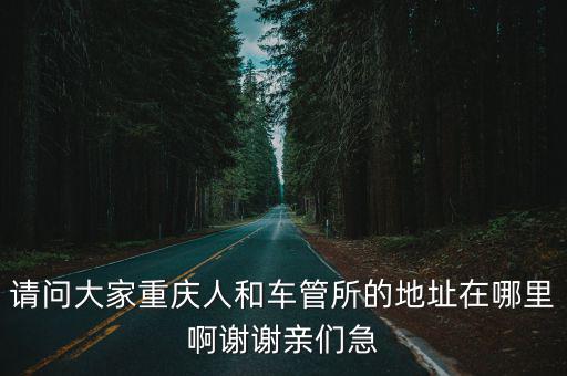 請問大家重慶人和車管所的地址在哪里啊謝謝親們急
