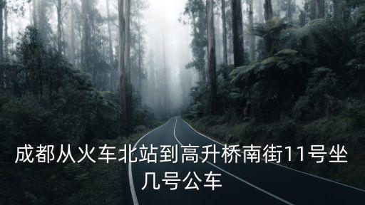 成都市高升橋南街十一號，溫江怎么到武侯區高升橋路11號宏南大廈A座8樓