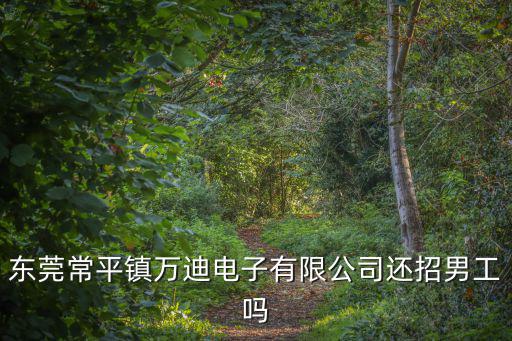 東莞常平鎮萬迪電子有限公司還招男工嗎