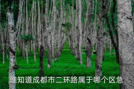 誰知道成都市二環路屬于哪個區急