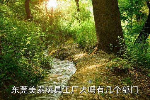 東莞美泰玩具工廠大嗎有幾個部門
