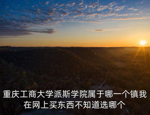 重慶工商大學(xué)派斯學(xué)院屬于哪一個(gè)鎮(zhèn)我在網(wǎng)上買東西不知道選哪個(gè)