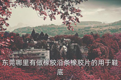 東莞哪里有做橡膠沿條橡膠片的用于鞋底