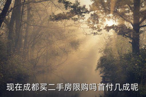 現在成都買二手房限購嗎首付幾成呢