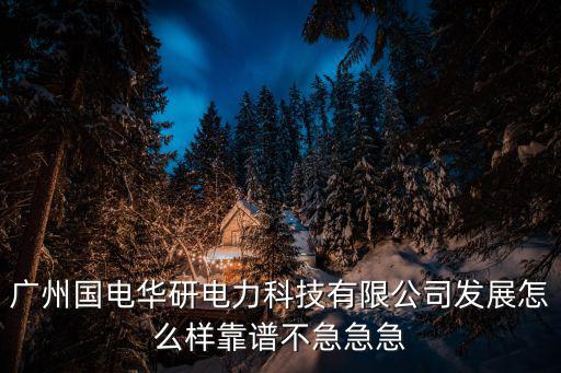 廣州國電華研電力科技有限公司發(fā)展怎么樣靠譜不急急急