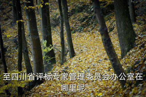 成都市評(píng)標(biāo)專家注冊(cè)，至四川省評(píng)標(biāo)專家管理委員會(huì)辦公室在哪里呢