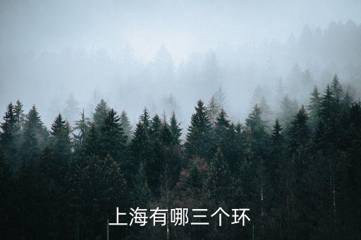 上海市3環內，上海有哪三個環