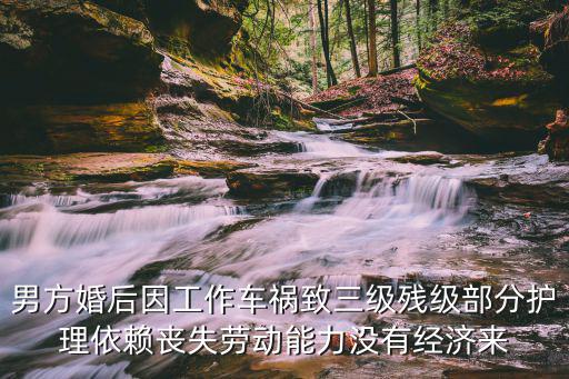 男方婚后因工作車禍致三級殘級部分護理依賴喪失勞動能力沒有經濟來