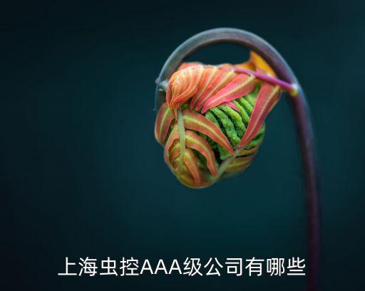 上海蟲控AAA級公司有哪些