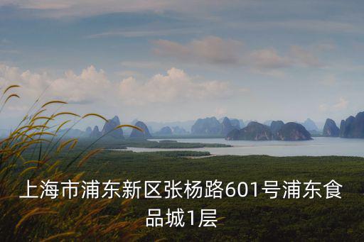 上海市浦東新區(qū)張楊路601號(hào)浦東食品城1層