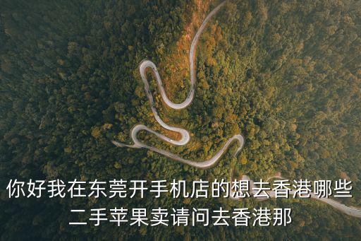 你好我在東莞開手機店的想去香港哪些二手蘋果賣請問去香港那