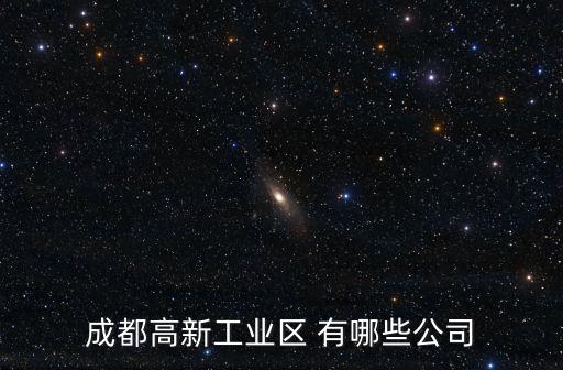 成都高新工業(yè)區(qū) 有哪些公司