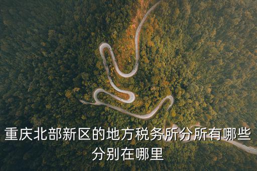 重慶北部新區(qū)的地方稅務(wù)所分所有哪些分別在哪里