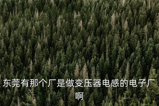東莞市華松電子科技有限公司，網友們請問這是在東莞大朗犀牛坡附近的什么電子廠叫什么廠