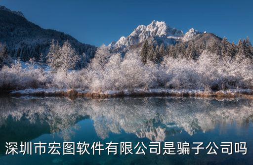 深圳市宏圖軟件有限公司是騙子公司嗎