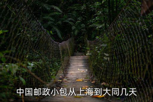 中國郵政小包從上海到大同幾天