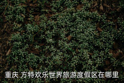 重慶 方特歡樂世界旅游度假區(qū)在哪里