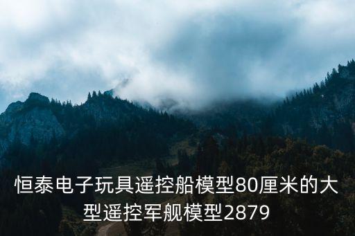 恒泰電子玩具遙控船模型80厘米的大型遙控軍艦模型2879