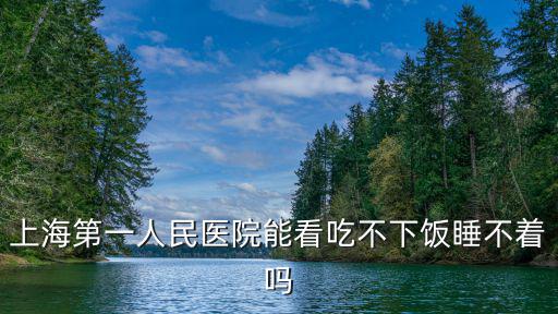 上海市第一人民醫院消化林輝，上海第一人民醫院能看吃不下飯睡不著嗎