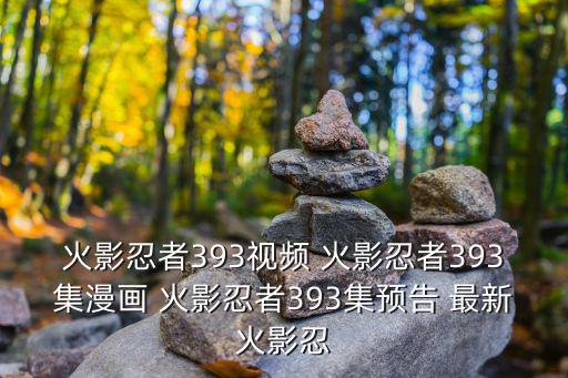 火影忍者393視頻 火影忍者393集漫畫 火影忍者393集預告 最新火影忍