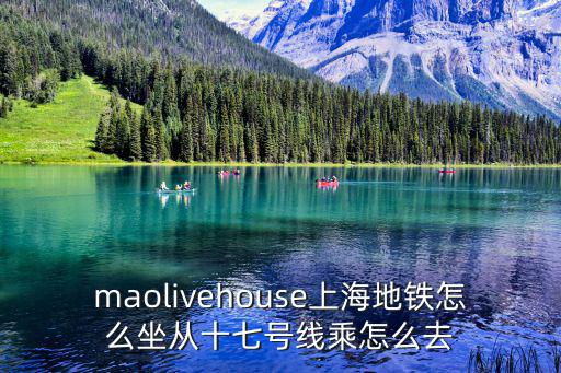 maolivehouse上海地鐵怎么坐從十七號線乘怎么去