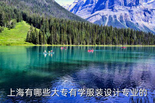 上海有哪些大專有學服裝設計專業(yè)的