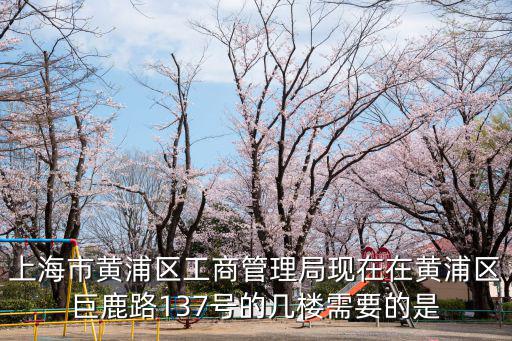 上海市黃浦區工商管理局現在在黃浦區巨鹿路137號的幾樓需要的是