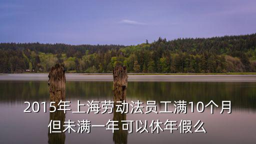 2015年上海勞動法員工滿10個月但未滿一年可以休年假么