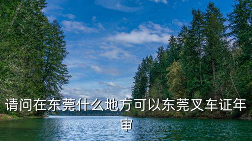 東莞叉車考證年審，在廣東東莞考的叉車證是否可以在南寧年審如果可以需到那些機(jī)構(gòu)審