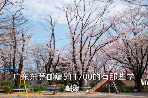 廣東東莞郵編511700的有那些學校