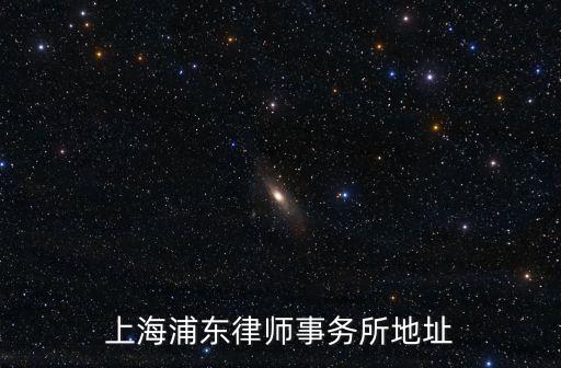 上海浦東律師事務所地址