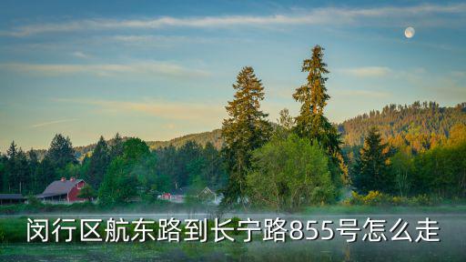 閔行區航東路到長寧路855號怎么走