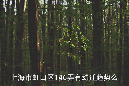 上海市虹口區(qū)146弄有動遷趨勢么