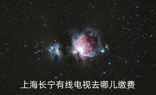上海長寧有線電視去哪兒繳費