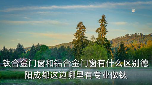 鈦合金門窗和鋁合金門窗有什么區別德陽成都這邊哪里有專業做鈦