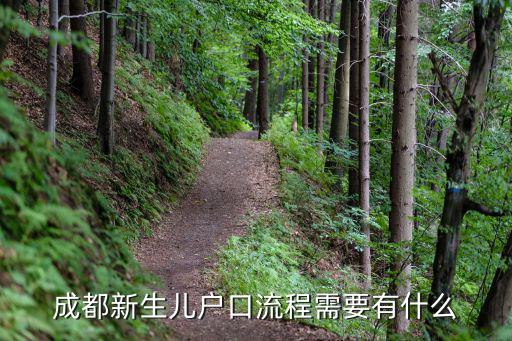 成都新生兒戶口流程需要有什么