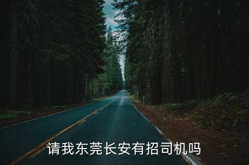 請我東莞長安有招司機(jī)嗎