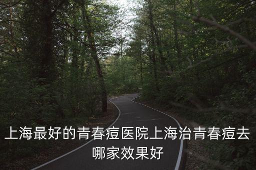 上海最好的青春痘醫(yī)院上海治青春痘去哪家效果好