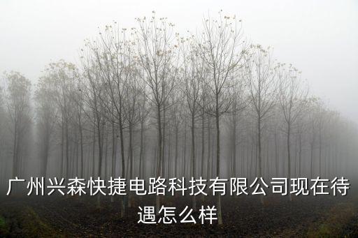 廣州興森快捷電路科技有限公司現在待遇怎么樣